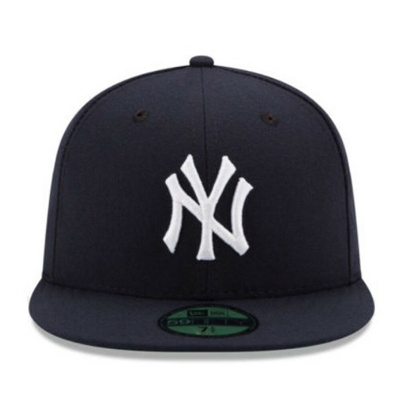 New York Yankees MLB Authentic New Era 59FIFTY Fitted Cap-Navy - Picture 1 of 3